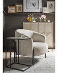 Coalesce - Boer Accent Table - Pearl Silver