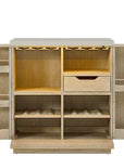Oasis - Dockside Bar Cabinet - Beige / White