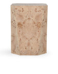 Avena - Burl Wood Square End Table - Natural