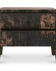 Iris - Nightstand - Distressed Black