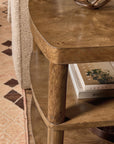 Melange - Romano End Table - Light Brown