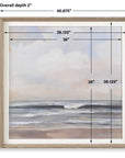 Haze - Framed Print - Light Gray