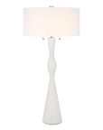 Sharma - Stone Table Lamp - White