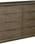 Modern - Eight Drawer Dresser