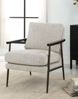 Sebastian - Cast Iron Accent Chair - Gray