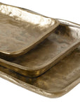 Artisan - Trays (Set of 3) - Antique Gold