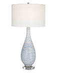 Clariot - Ribbed Table Lamp - Blue