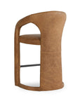 Archie - Distressed Leather Counter Stool