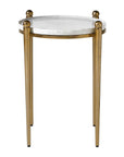 Nahunta - Accent Table - Antique Brass