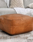 Kona - Leather Pouf
