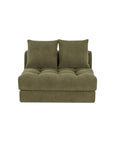 Davie - Slipper Chair - Olive Green