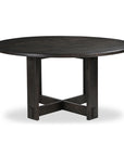 Glenn - Round Dining Table - Dark Brown