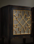 Sanctuary - Four-Door Mirrored Console Table