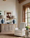 Commerce And Market - Round Robin Accent Table - Light Brown