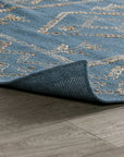 Comporta - 2' x 3' Lagos Rug - Blue / Natural
