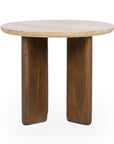 Idella - Travertine Round Table