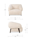 Devlin - Lounge Chair - Cream