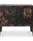Iris - Nightstand - Distressed Black