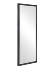 Stenton - Tall Wooden Mirror - Black
