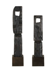 Cipher - Wood Totems (Set of 2) - Black