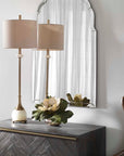 Natania - Plated Buffet Lamp - Brass