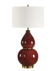 Gourd - Table Lamp - Burgundy