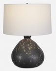 Killarney - Distressed Green Table Lamp - Black