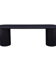 Povera - Wood Dining Bench - Black