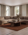June - Corner Chair - Dark Brown