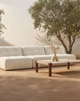 Sunseeker - 3 Piece Outdoor Sofa - Brown Stripe
