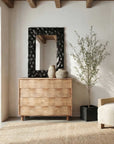 Malosi - Carved Mirror - Black