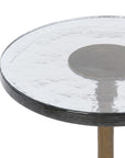 Fabiana - Round Accent Table - Brass