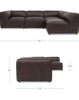 Form - Signature Modular Sectional - Espresso Brown