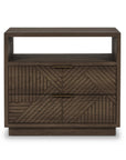 Santa - 2-Drawer Nightstand - Toasted Brown