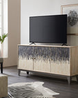 3-Door Console - Beige