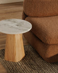 Evelyn - Accent Table - White