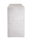 Brinson - Carved Wood 4 Door Cabinet - White / Woodtone