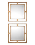 Allick - Square Mirrors (Set of 2) - Gold