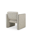Harris - Accent Chair - Black / Beige Weave