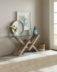 Affinity - Glass Top Accent Console