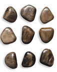 Pebbles - Walnut Wood Wall Décor (Set of 9) - Dark Brown