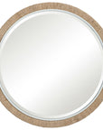 Carbet - Round Rope Mirror - Light Brown