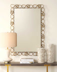 Twist It - Mirror - Antique Brass