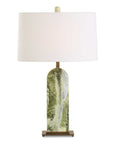 Moorea - Marble Table Lamp - Green