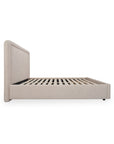 Simon - Queen Storage Bed - Flecked Beige