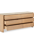 Lane - 6 Drawer Dresser - Natural