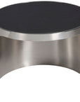 Modern - Revolve Small Nesting Table - Pearl Silver