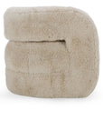 Teddy - Plush Accent Chair - Beige