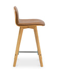 Napoli - Leather Counter Stool - Tan