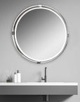 Tazlina - Round Mirror - Brushed Nickel